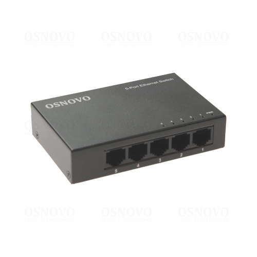 Коммутатор неуправляемый Osnovo SW-5F 5x100Мбит/с