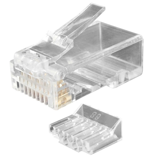 Коннектор Hyperline PLUG-8P8C-UV-C6-100 RJ-45 8P8C категория 6, вставка, 100 шт. Коннектор Hyperline PLUG-8P8C-UV-C6-100 RJ-45 8P8C категория 6, вставка, 100 шт.