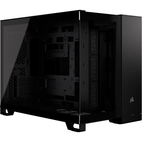 Корпус Corsair 2500X Airflow (CC-9011265-WW) без БП, Black, Midi-Tower, TG, no fan, 2xUSB-A 3.2, 1xUSB Type-C, mATX, mITX