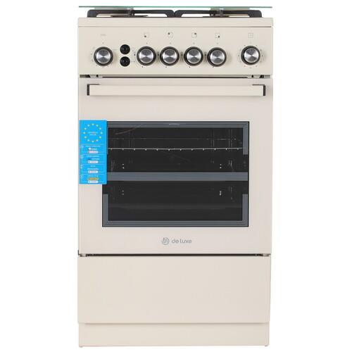 Газовая плита De Luxe 5040.40г (кр) ЧР-013 бежевый