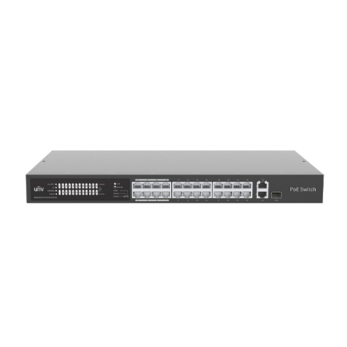 Коммутатор Uniview NSW2020-24T1GT1GC-POE-IN 24x100Mbps POE, 1x11000Mbps, 1x11000Mbps комбо