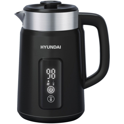 Электрочайник Hyundai HYK-S3505 1.5л. черный металл
