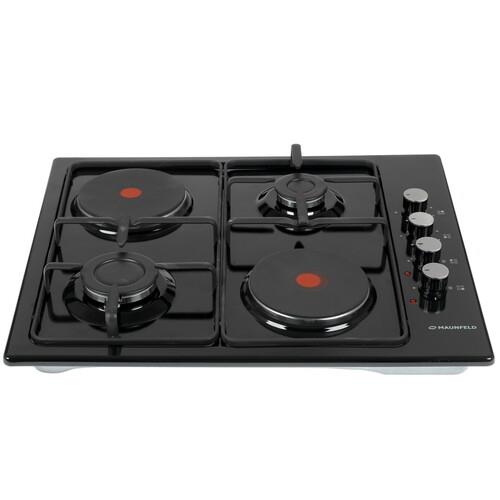 Комбинированная варочная поверхность MAUNFELD EEHE.64.5EB/KG