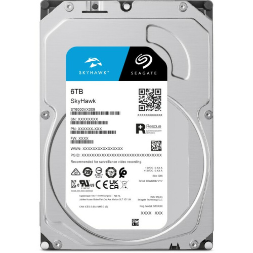 HDD SEAGATE ST6000VX009 SATA 6TB 5400RPM 6GB/S 256MB ST6000VX009