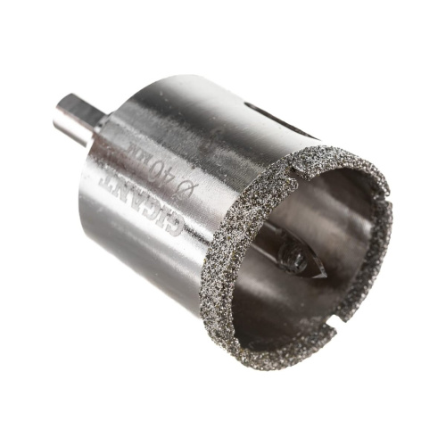 Коронка алмазная по стеклу и керамике Gigant DBG 11073 40мм