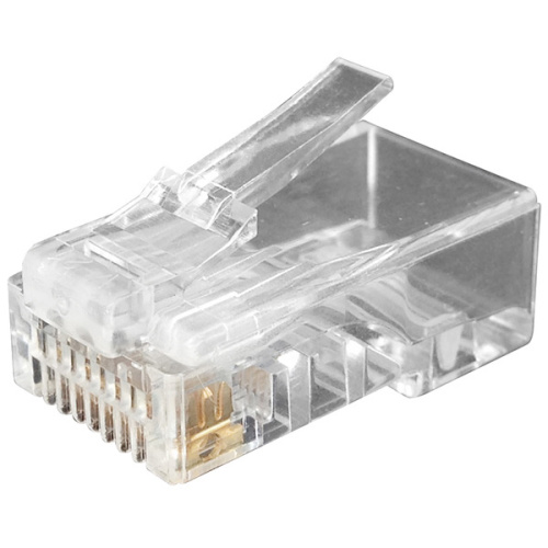 Коннектор Hyperline PLUG-8P8C-U-C6-100 RJ-45 8P8C категория 6, 100шт. Коннектор Hyperline PLUG-8P8C-U-C6-100 RJ-45 8P8C категория 6, 100шт.