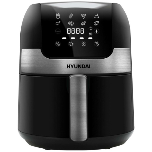 Аэрогриль Hyundai HYF-3555 черный/серебристый