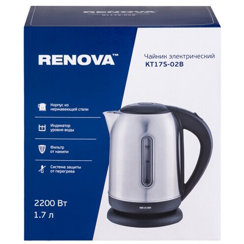 Чайник RENOVA KT17S-02B