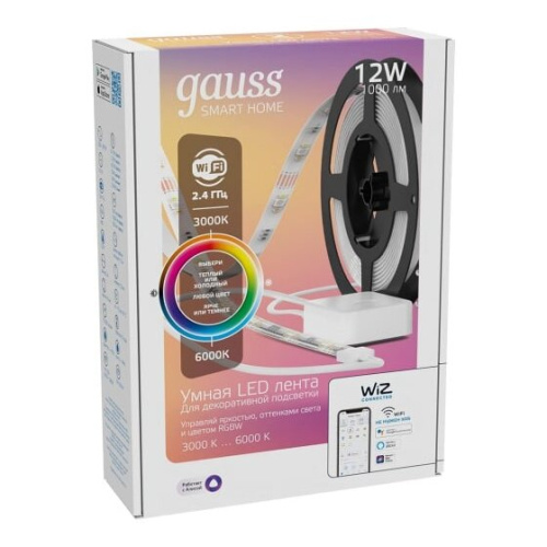 Умная светодиодная лента Gauss Smart Home (5010122) Умная светодиодная лента Gauss Smart Home (5010122)