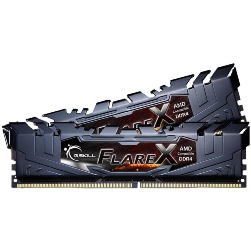 ОЗУ G.SKILL Flare X AMD F4-3200C16D-32GFX Black, DIMM DDR4 32GB 2x16GB kit 3200MHz CL16 1.35V