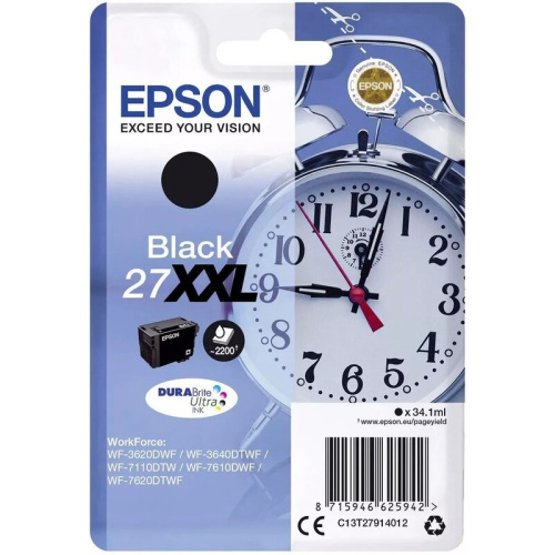 Картридж Epson C13T27914012 I/C Black XXL WF7110/7610 new