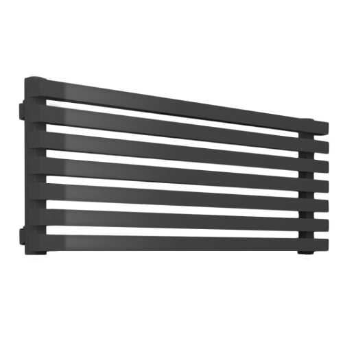 Стальной трубчатый радиатор КЗТО Quadrum 40 H 1250-16 структурный черный шелк