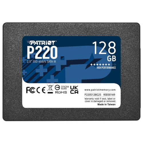 SSD Patriot P220 P220S128G25 SATA III 128Gb 2.5"