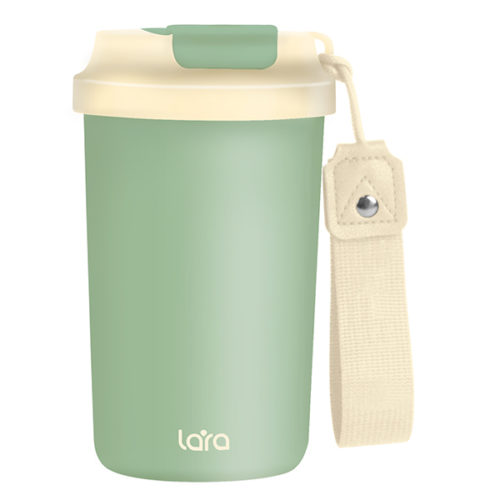 Термокружка LARA LR04-26 Green зеленый/желт