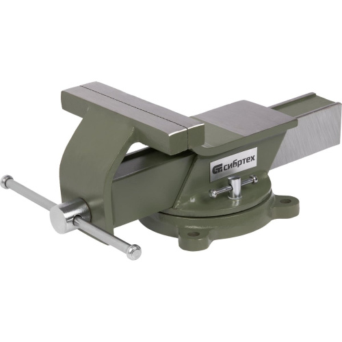 Тиски слесарные СИБРТЕХ 18620 150 мм, стальные, поворотные