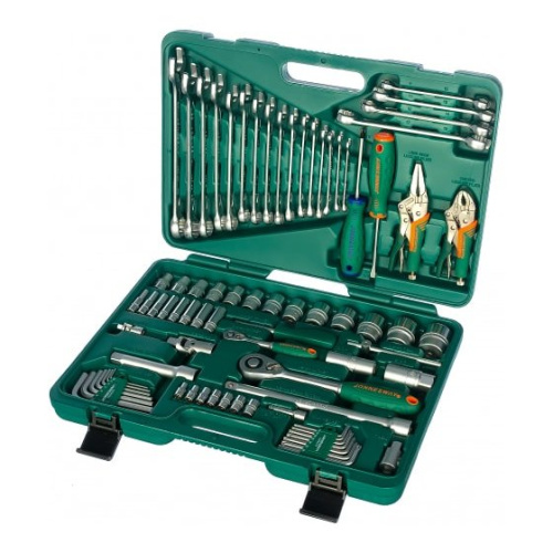 Набор инструмента JONNESWAY S04H52478S универсальный 1/4", 1/2"DR, 78 предметов