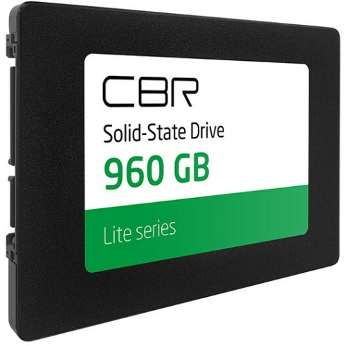 SSD CBR SSD-960GB-2.5-LT22, серия Lite 960 GB, 2.5", SATA III 6 Gbit/s