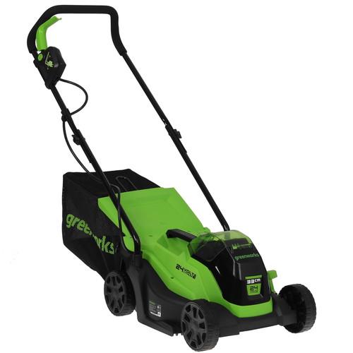 Газонокосилка аккумуляторная GreenWorks GD24LM33K2 24V
