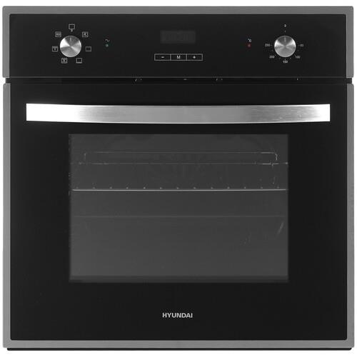 Электрический духовой шкаф Hyundai HEO 6642 IX серебристый