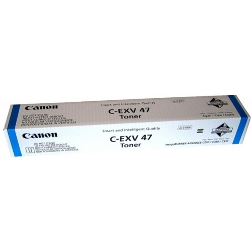 Тонер-картридж Canon C-EXV47C 8517B002 голубой для принтера iR-ADV С351iF/C350i/C250i