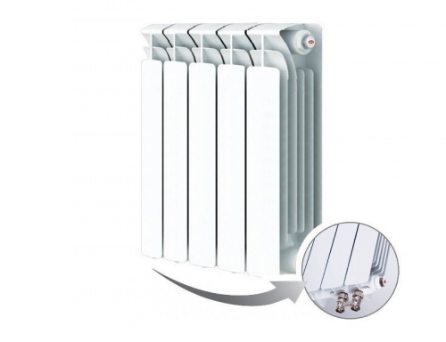 Биметаллический радиатор отопления  Rifar Base Ventil L 500 X5