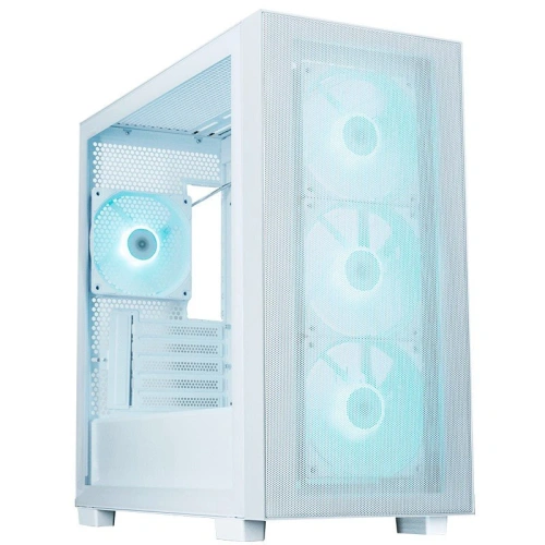 Корпус XASTRA A510M 4ARGB-UC White (A510M-4FC12A-UC-WH) mATX/Mesh/ Screwless full-size TG /4x 120mm FC120 ARGB PWM fans/ Type-C
