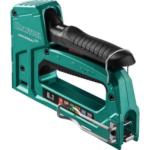 Степлер для скоб KRAFTOOL Universal HD 3188 6-в-1, литой, алюм. корпус