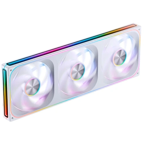 Вентилятор JONSBO ZA-420W (3 in 1) 140х140х28мм (PWM, ARGB LED, 700-1800об/мин, белый) Retail