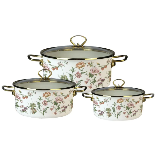 Набор кастрюль ZEIDAN Z-80632 Bouquet