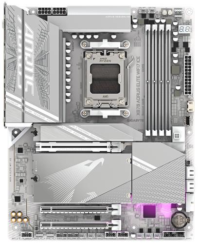 Материнская плата GIGABYTE X870 AORUS ELITE WIFI7 ICE