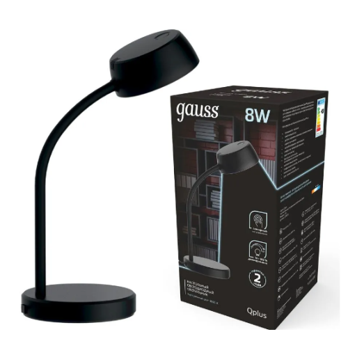 Светильник Gauss GT6012 на подставке черный 8Вт