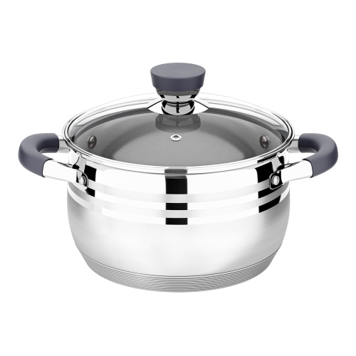 Кастрюля LARA Mercury LR02-474 нерж 6.5л