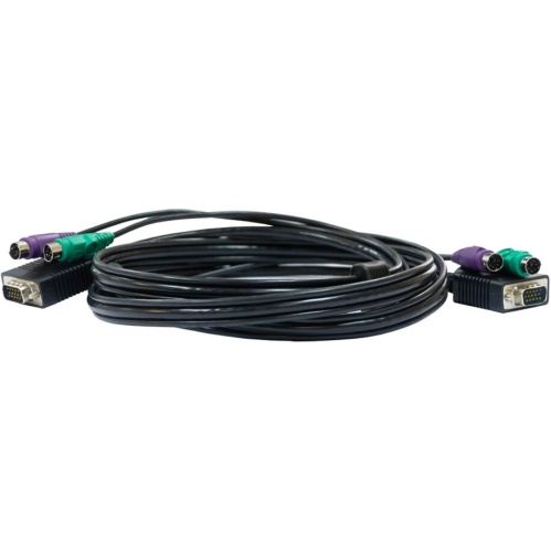 Кабель KVM D-Link DKVM-CB3/A3A с разъемами PS2 3м Кабель KVM D-Link DKVM-CB3/A3A с разъемами PS2 3м
