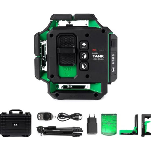 Лазерный уровень ADA LaserTank 4-360 Green Ultimate Edition (А00632)