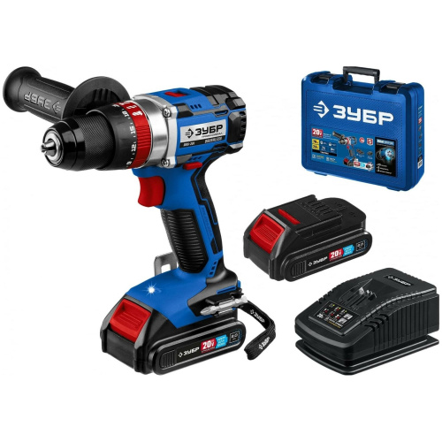 Дрель-шуруповерт ЗУБР DBS-201-22 с АКБ и ЗУ