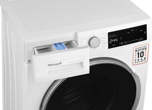 Стиральная машина Weissgauff WM 49127 DS Inverter Steam белый