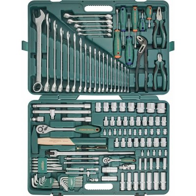 Набор инструмента JONNESWAY S04H524127S универсальный 1/2" и 1/4" DR, 127 предметов