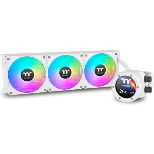 СВО Thermaltake TH360 V2 Ultra EX Snow ARGB (CL-W426-PL12SW-A) Soc-AM5/AM4/1151/1200/1700 белый 4-pin 28.5dB Al+Cu LCD Ret
