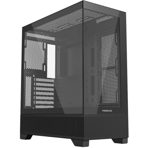 Корпус Powercase Luminous (CLB-L0), Tempered Glass, чёрный, ATX