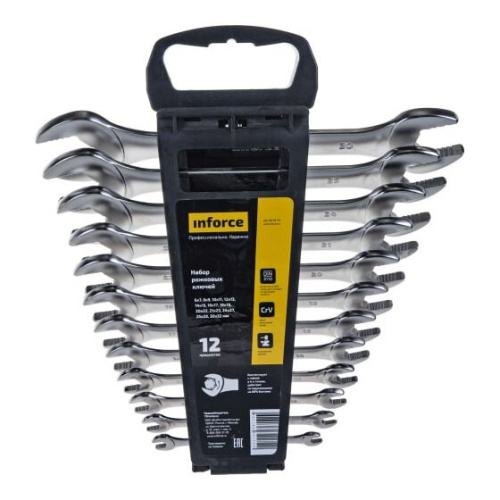 Набор ключей рожковых Inforce 06-05-79 12 пр.