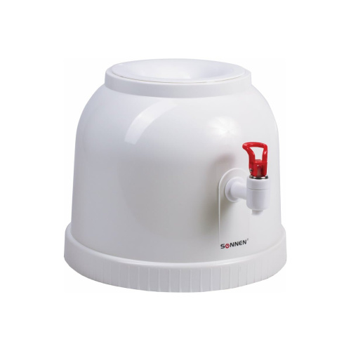 Кулер водораздатчик SONNEN TS-01 (452417) без нагрева и охлаждения, настольный, 1 кран, белый