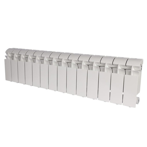Радиатор алюминиевый Global VOX-R 200 14 секций боковое подключение белый RAL 9010