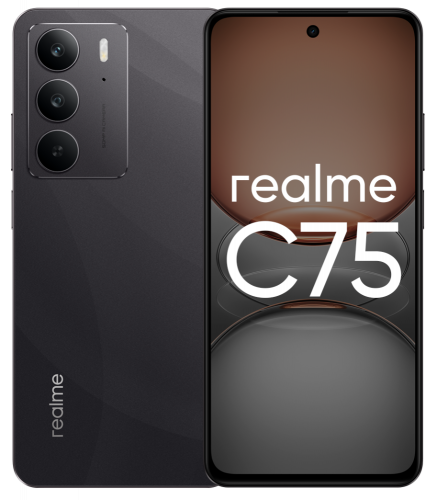 Смартфон Realme C75 8/128 Гб Lte Черный Смартфон Realme C75 8/128 Гб Lte Черный