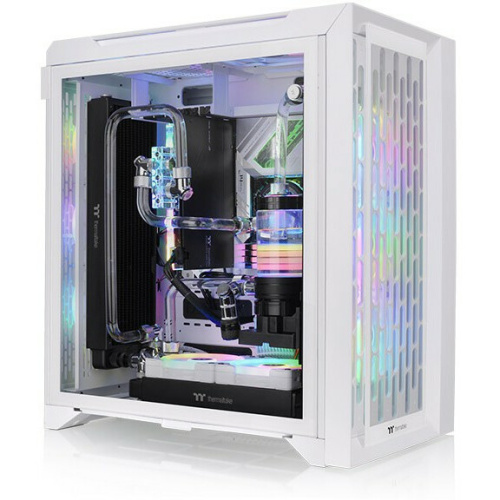 Корпус Thermaltake CTE C700 TG ARGB белый CA-1X7-00F6WN-01 без БП ATX 3x140mm 2xUSB3.0 audio bott PSU