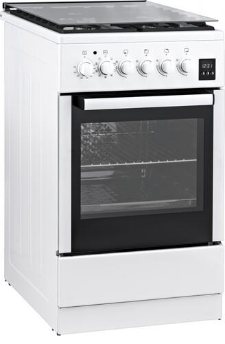 Комбинированная плита Weissgauff WCS K2K59 WGE белый