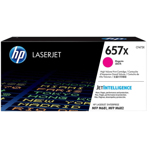Картридж лазерный HP 657X CF473X пурпурный (23000стр.) для HP CLJet Enterprise Flow M681z/M682z/681dh/681f