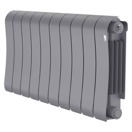 Биметаллический радиатор отопления Royal Thermo Infinity 300 10 секций Silver Satin