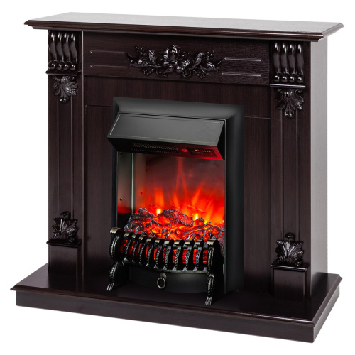 Электрокамин RealFlame Ottawa DN венге премиум с очагом Fobos Lux Black RC