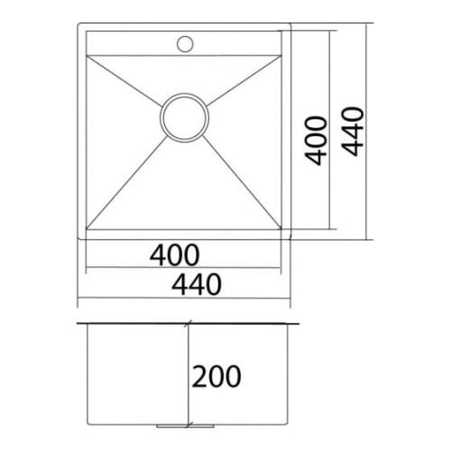 Мойка Oulin OL-F121X нерж сатин