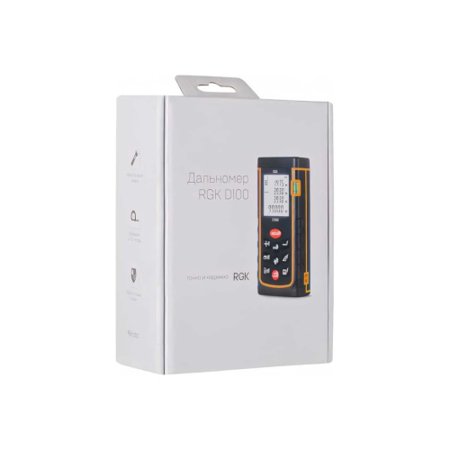 Лазерный дальномер RGK 755658 d100 с поверкой